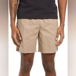 NWT BP. Elastic Waist Shorts in Tan Nomad